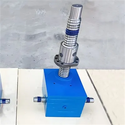 Spindelhubgetriebe mit Schneckengetriebe
